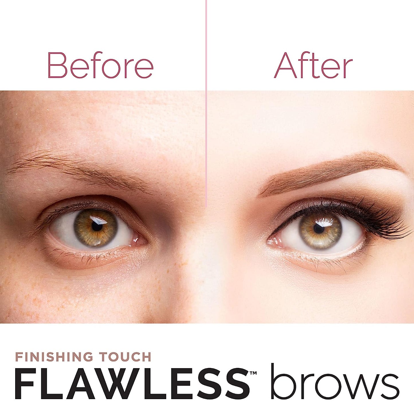 Flawless Brows Hair Remover – Painless Electric Eyebrow Trimmer for Women