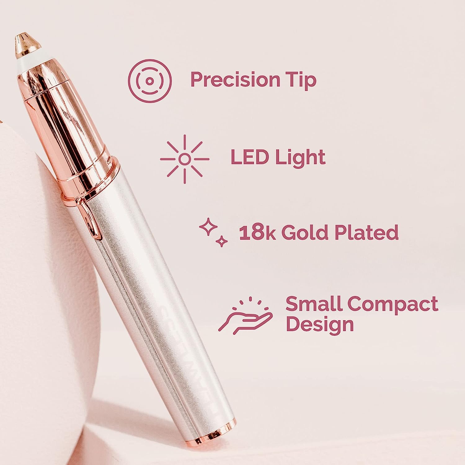 Flawless Brows Hair Remover – Painless Electric Eyebrow Trimmer for Women