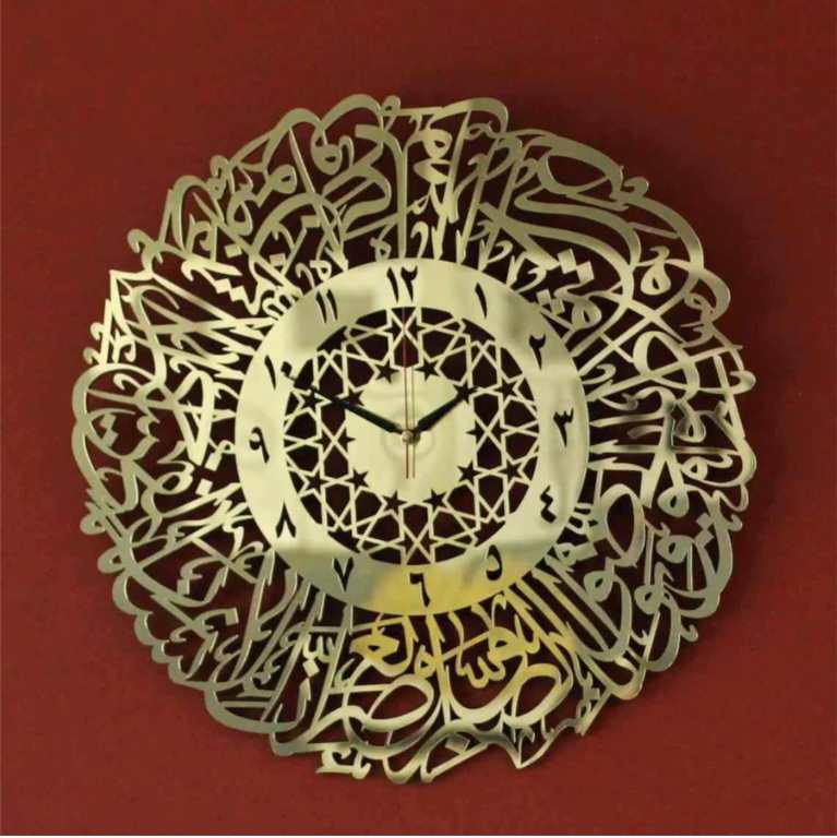 Islami Kull Clock with prayer times, Hijri calendar, and sleek design for homes and masjids.